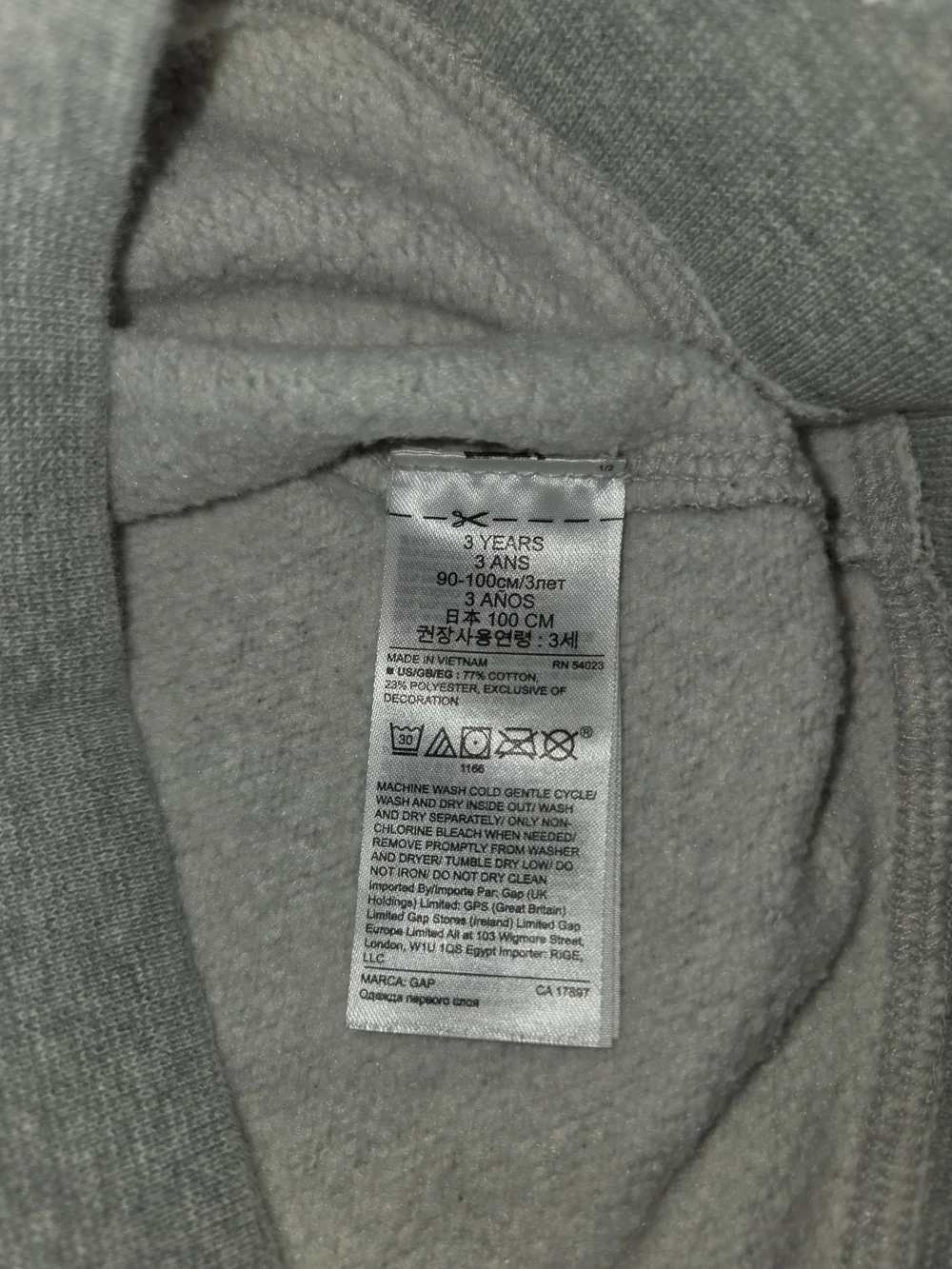 GAP Kids Gray Sweatshirt with Blue HERO and Red Fire Truck Print